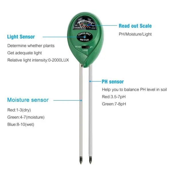 3 in 1 Soil Tester