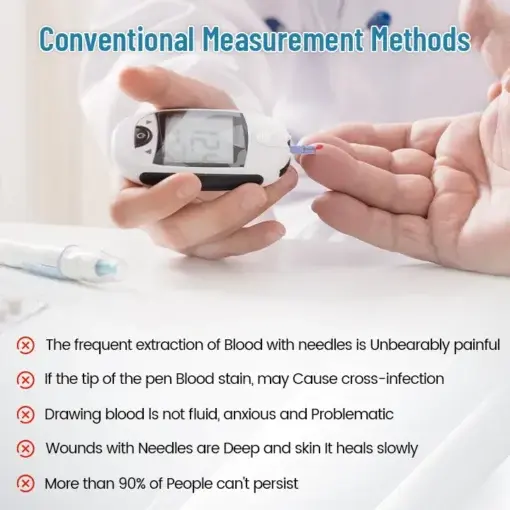 GlucoSense Non-Invasive Laser Blood Glucose Meter - Image 4