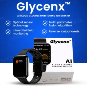 Alternative view of AI Blood Glucose Monitoring Wristband