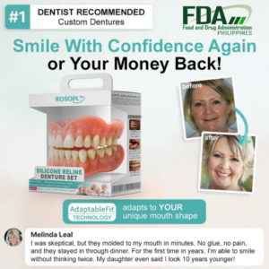 Alternative view of Advanced Customized Full Denture Set