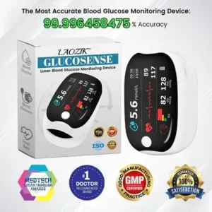 Alternative view of  LAOZIK™ GlucoSense Laser Blood Glucose Monitoring Device