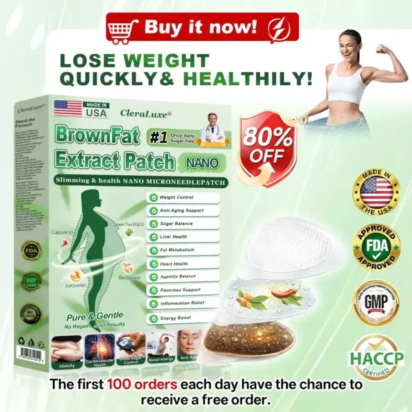 BrownFat Extract Nano Microneedle Patch